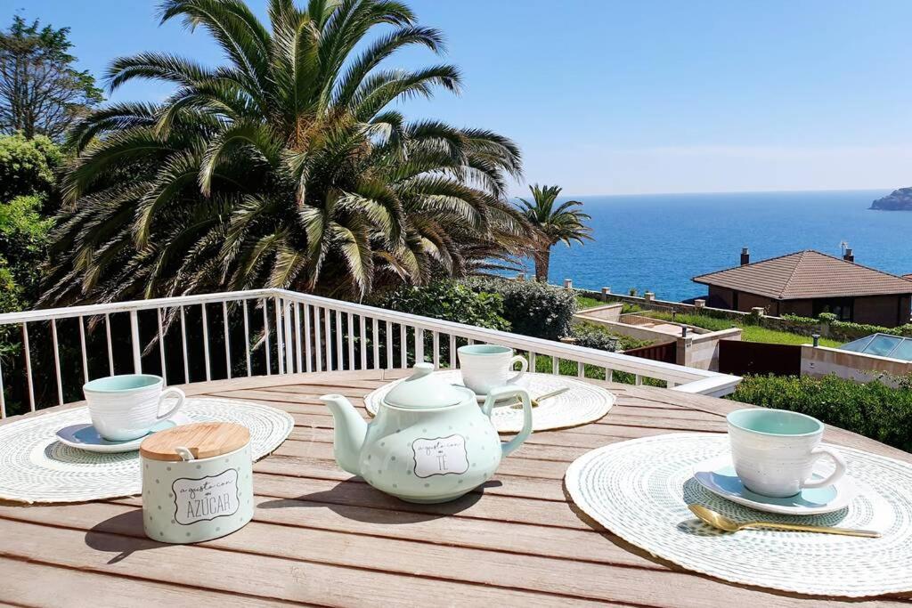 Villa Vistas Al Mar, Urbanizacion Privada Con Piscina De Agua Salada Ajo Exterior photo